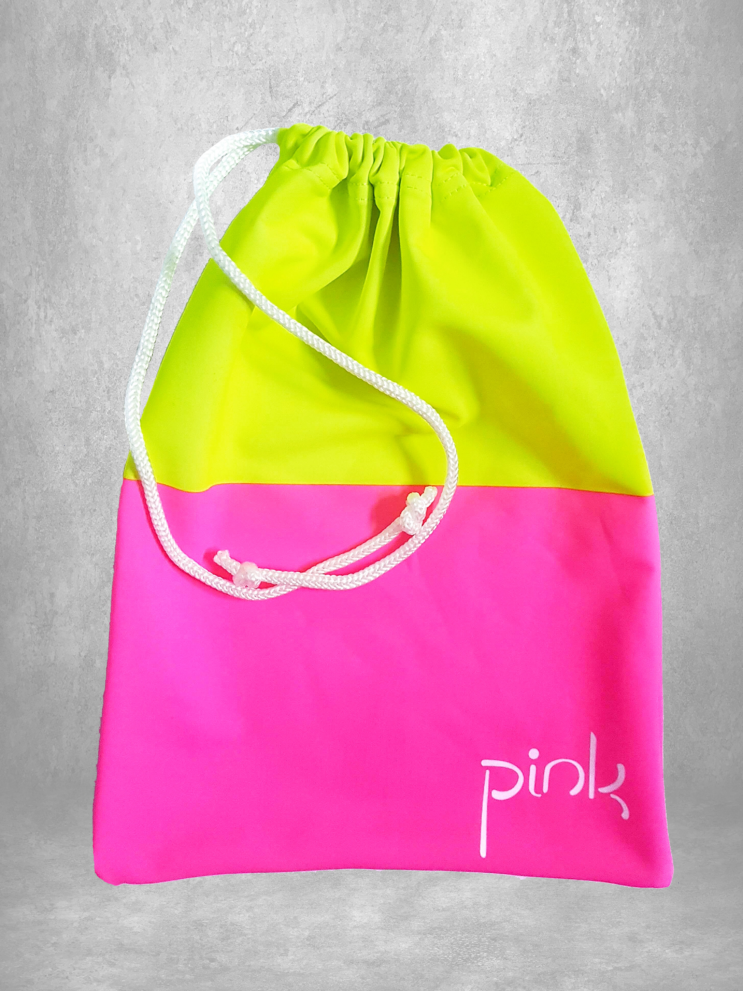 neon pink tote