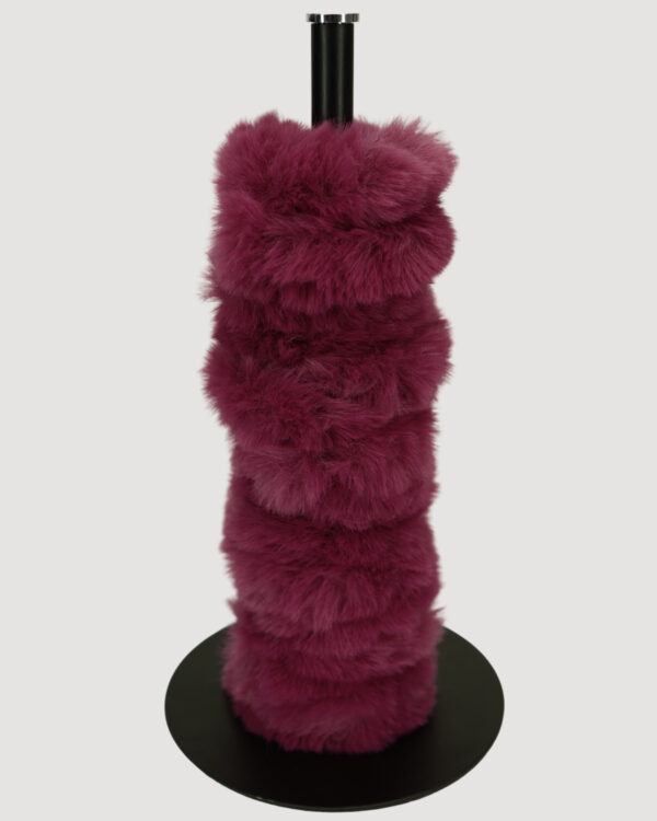 Fluffy Scrunchie - Sangria Pink